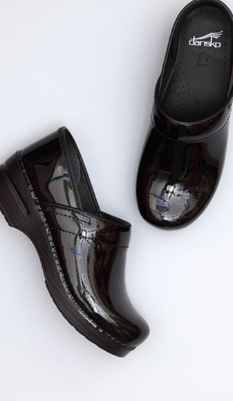 Dansko Shoes - Dansko Black patent leather classic clogs size 38